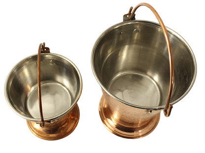 Copper Hammered Bucket (2 Sizes)