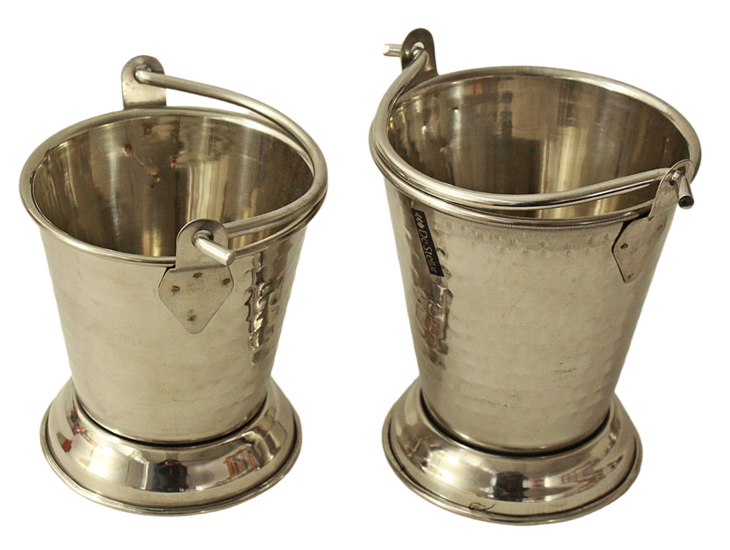 Stainless Steel Hammered Bucket (2 Sizes)