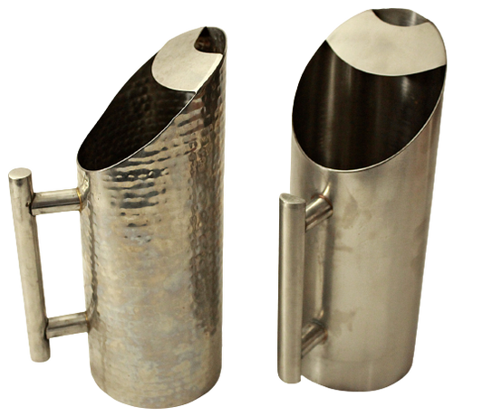 Stainless Steel Hammered Pitcher / Jug for Restaurants - 2 ltrs