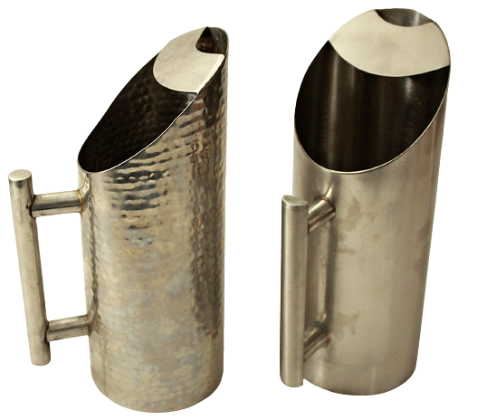 Stainless Steel Hammered Pitcher / Jug for Restaurants - 2 ltrs