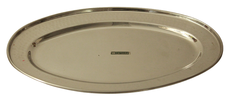 Stainless Steel Hammered Oval Dish (3 Sizes)