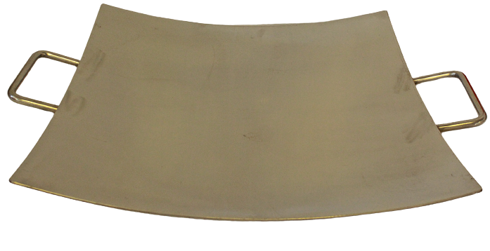 Stainless Steel Square Tawa   serving