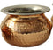 Copper Hammered Punjabi Handi (Serving Bowls) in 3 sizes