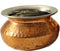 Copper Hammered Punjabi Handi (Serving Bowls) in 3 sizes