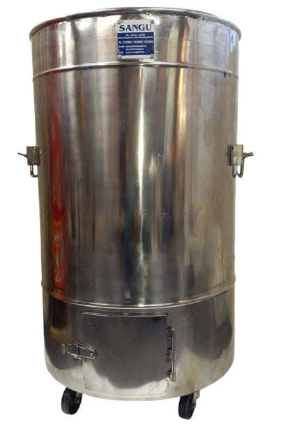 Portable Stainless Steel Drum Tandoor for Catering / Home