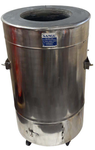 Portable Stainless Steel Drum Tandoor for Catering / Home